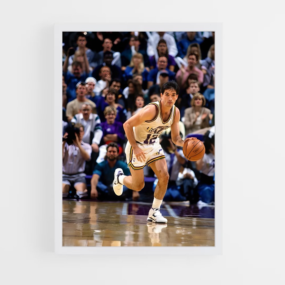 Poster John stockton meneur – affiche Basketball (vue 3)